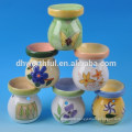 Home decoration colorful ceramic oil burner